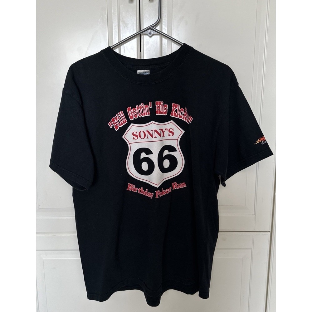Vintage "Sonny Route 66 Still getting his kicks" Birthday Poker Run Size L